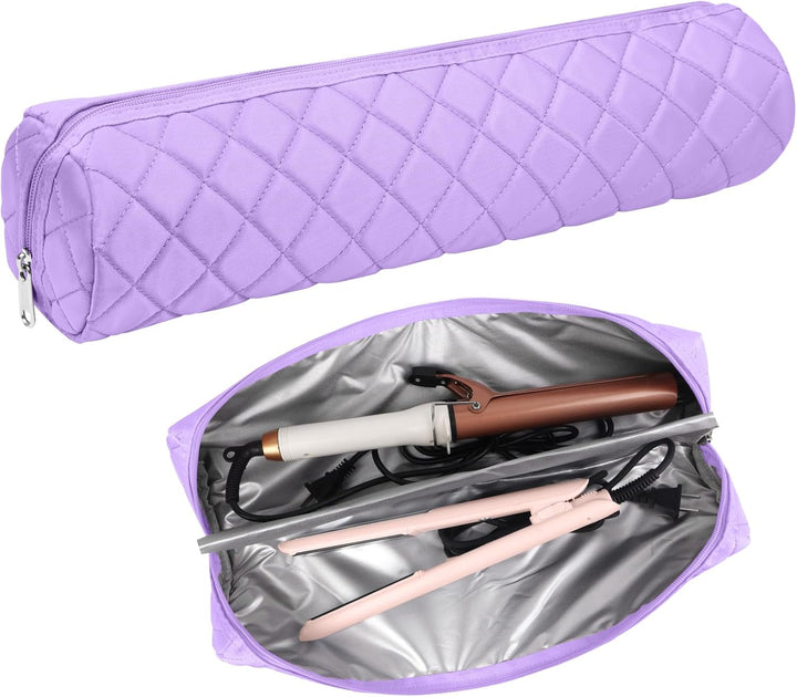Suafrnut Bolsa organizadora grande para herramientas de pelo calien...