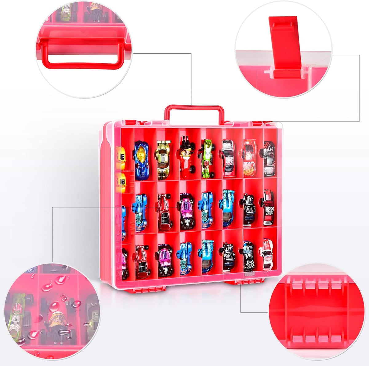Organizador de juguetes para ruedas calientes para coches de