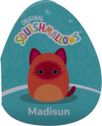 Squishmallows Madisun el gato siamés naranja y granate original de 20 pulgadas - Peluche oficial de Jazwares (Jumbo)