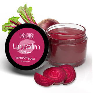 Nourish Mantra - Bálsamo labial Beetroot Blast con SPF | Fabricado...