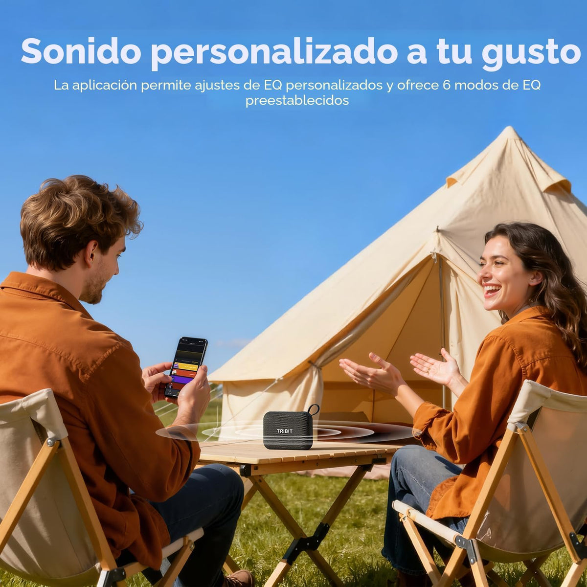 Altavoz portátil Tribit PocketGo con Bluetooth, 20 horas de reprodu...