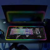 Armanza Alfombrilla de mouse RGB para juegos, alfombrilla de mouse...