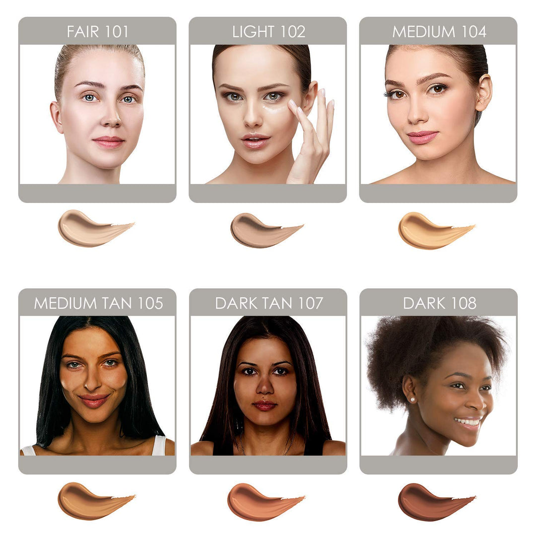 Bellaterra Cosmetics BB Cream - Base mineral hidratante tintada, to...