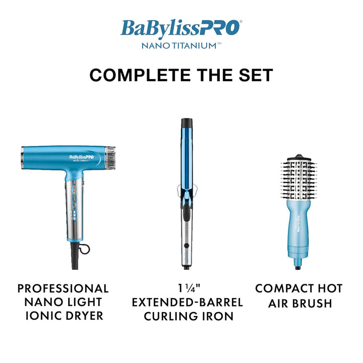BabylissPRO Nano Titanium Ionic Hair Straightener, Professional Fla...