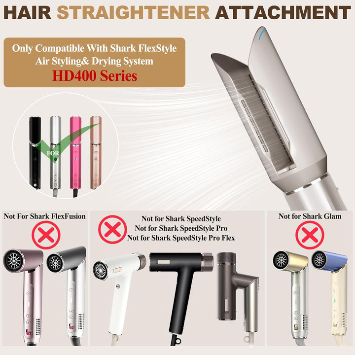 Chivixe Accesorio suave para el cabello Shark Flexstyle, boquilla s...