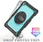 SEYMAC stock Funda para Samsung Galaxy Tab A11+ Plus/A9+ Plus de 11 pulgadas, funda de protección contra caídas de cuerpo completo con protector de pantalla y soporte para lápiz [correa de mano