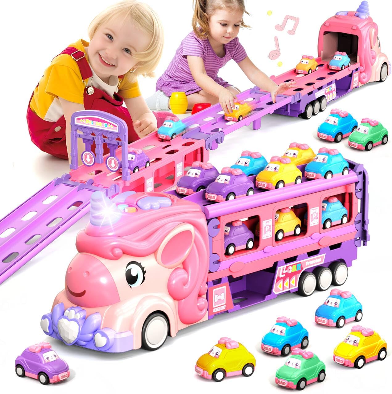Juguetes de automóvil para niñas de 3 4 5 6 7 años camión