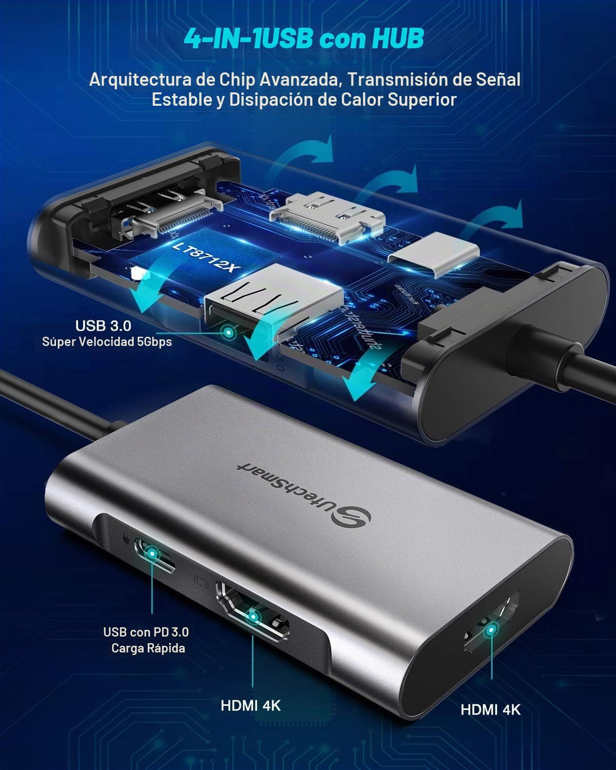 UtechSmart, hub USB