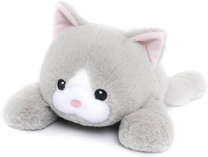 WEIGEDU Animal de Peluche de Gato con Peso con Ojos Bordados y Paqu...