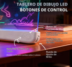 Tablero de dibujo recargable de 16" LED con atenuación continua