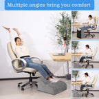 Lámpara Reposapiés para debajo del escritorio en el trabajo. Taburete de tres niveles multifuncional, con reposapiés lavable. para debajo del escritorio, silla de oficina, silla de juego y sofá