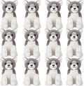 Juguete de peluche de lobo de 12 piezas, animal de peluche de