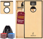 Conjunto de Tableros de Cornhole con Bolsas, Tamaño Regulado de 4x2 ft Tableros de Madera