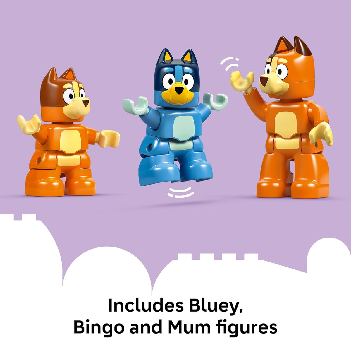 LEGO DUPLO Bluey Casa familiar de Bluey con juego de