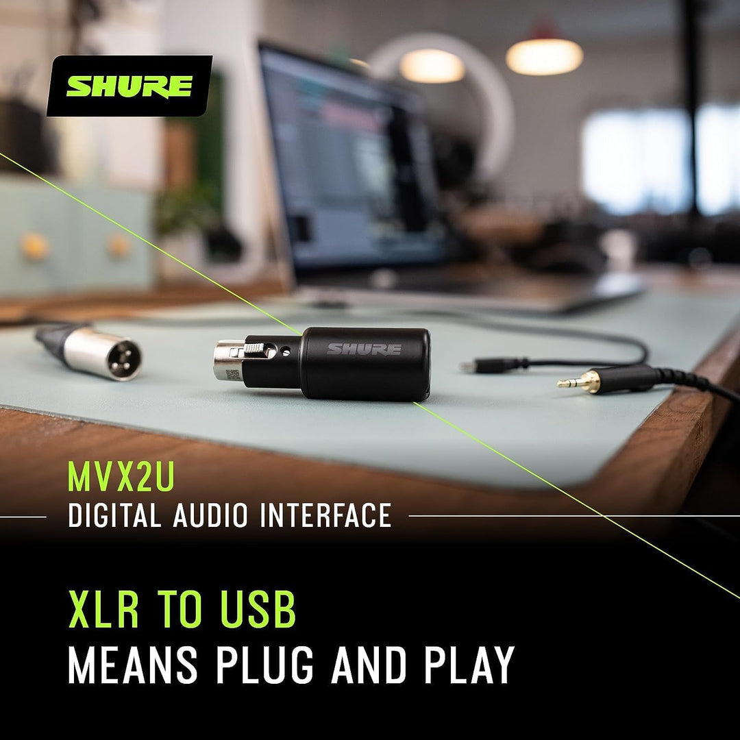 Shure MVX2U + Shure SM57