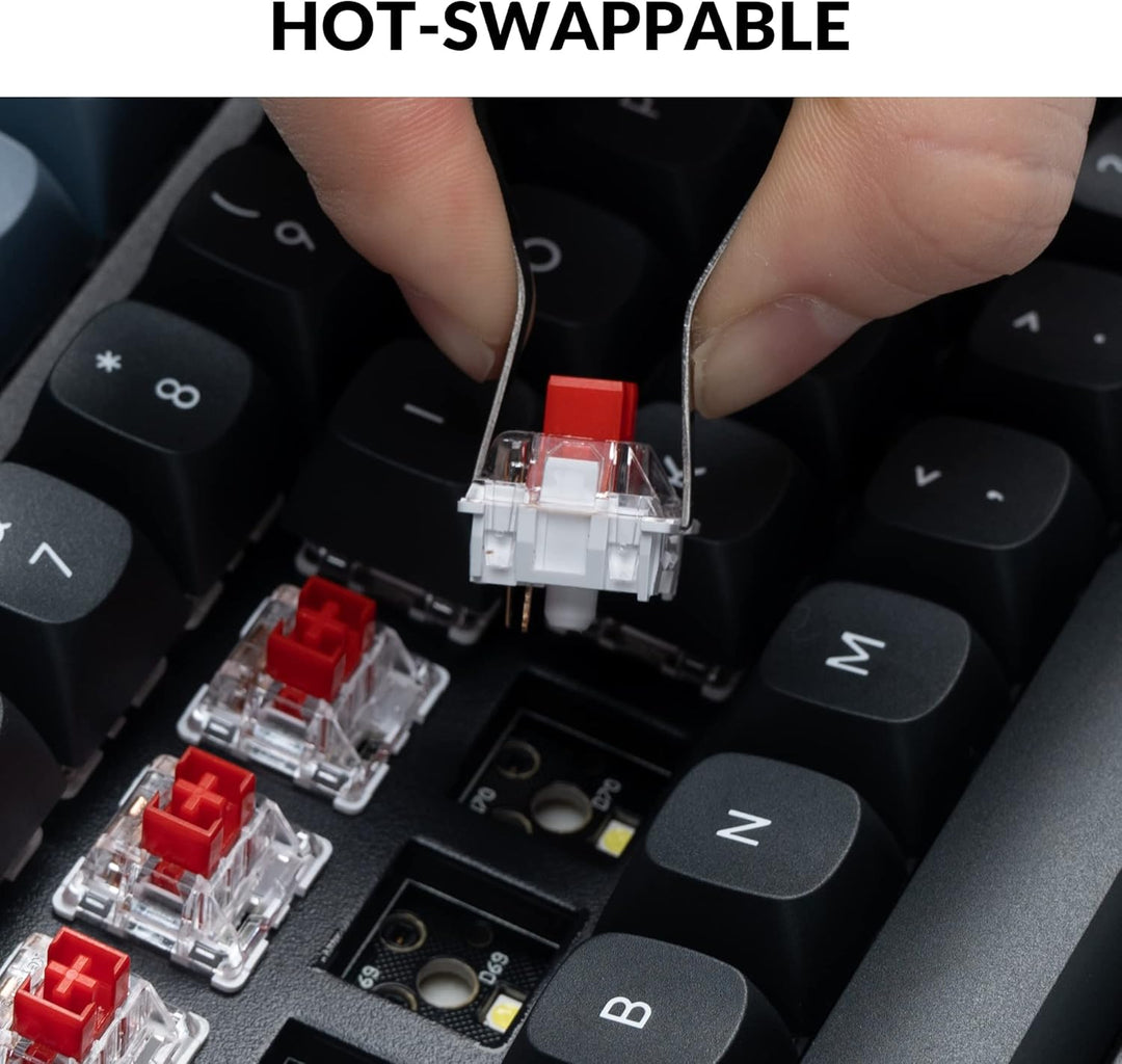 Keychron K10 Pro Teclado Mecánico Inalámbrico Personalizable, Tamañ...