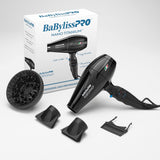 BaBylissPRO Secador de pelo, Nano Titanium Portofino 2000 vatios se...