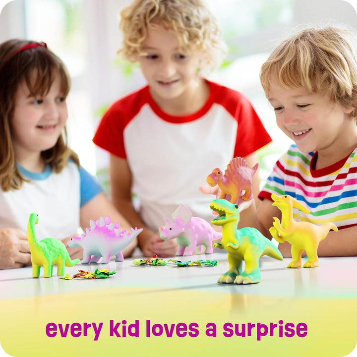 DanDarci Huevos sorpresa de dinosaurio para incubar para