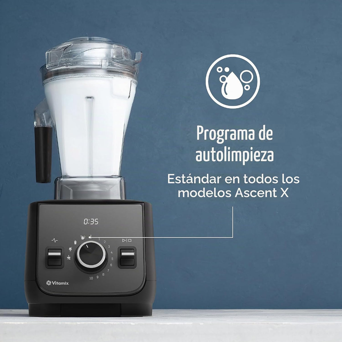 Vitamix Ascent X2 - Licuadora de grado profesional, 3 programas