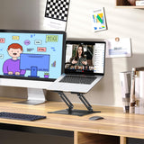 Urmust - Soporte de aluminio ligero para laptop y notebook de hasta...