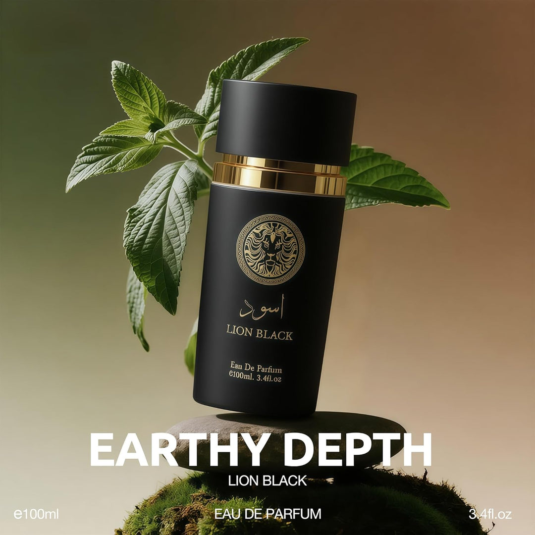 A CENTER Colonia para hombre Eau De Parfume Spray Natural León Negr...