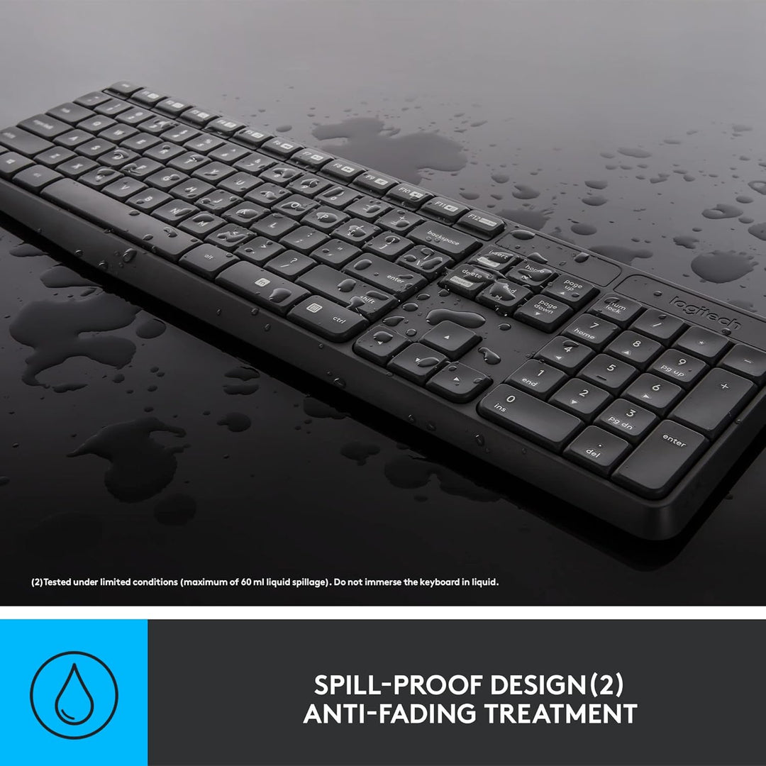 Logitech Teclado y mouse inalámbrico MK235