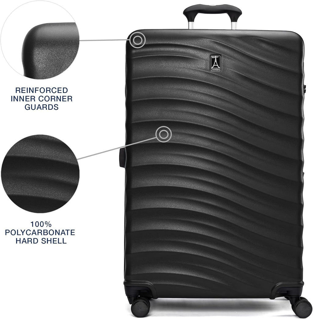 Travelpro Maxlite Air V2 Maleta de carcasa rígida expandible, Negro