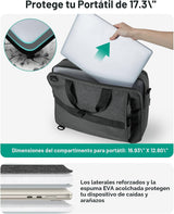 BAGSMART Bolsa para laptop 3 en 1 para hombres, maletín para comput...