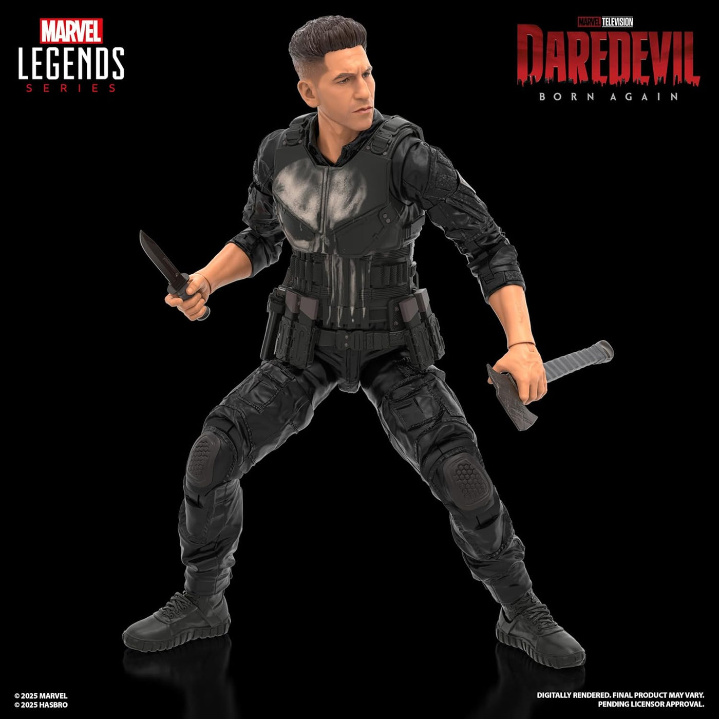 Marvel Legends Series Daredevil Born Again Punisher Figura