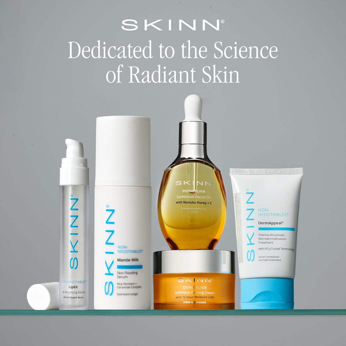 SKINN Lip6X - Suero amplificador de labios, con péptidos, suero hid...