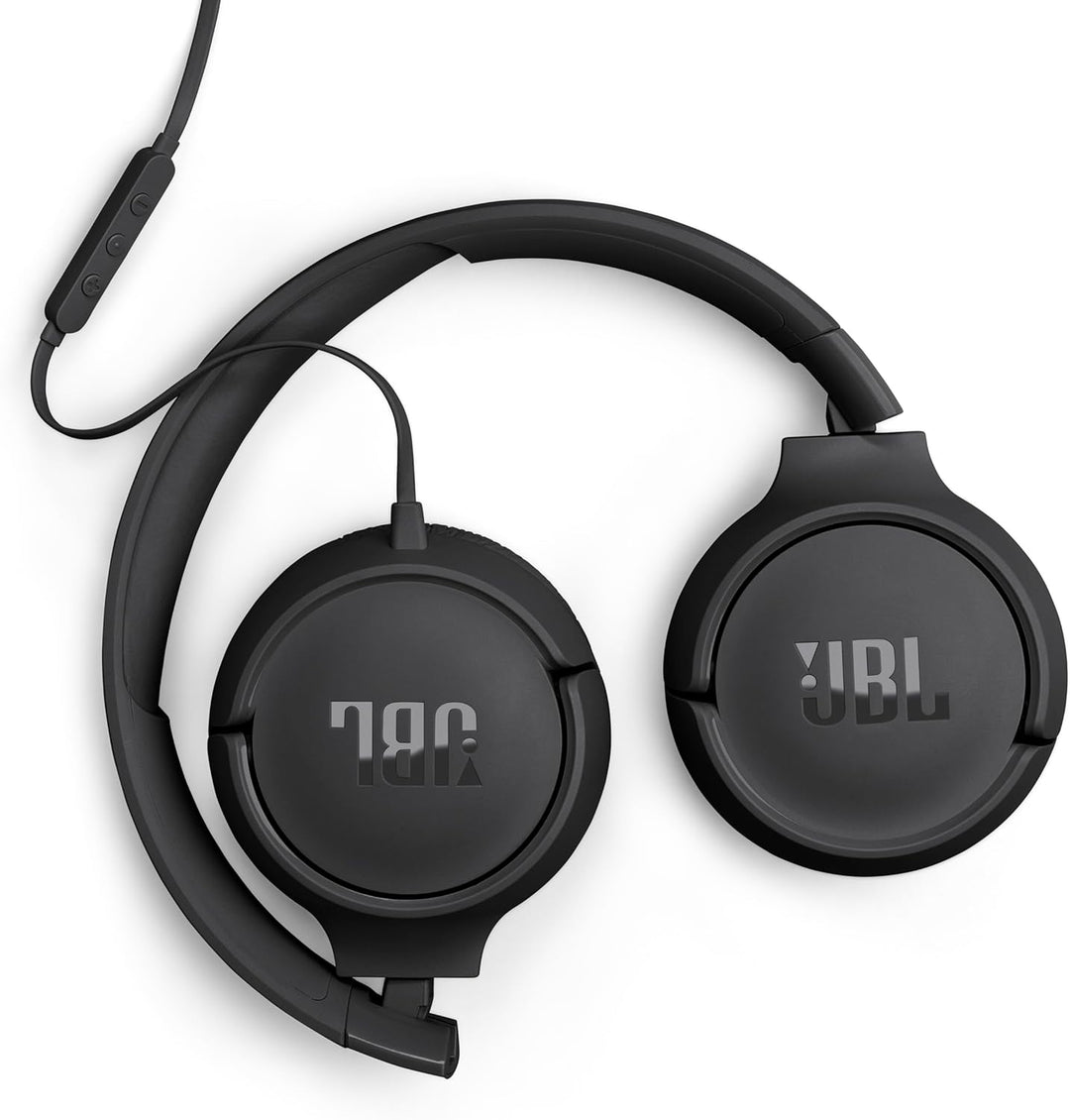 JBL Tune 520C - Auriculares supraaurales con cable USB-C con soport...