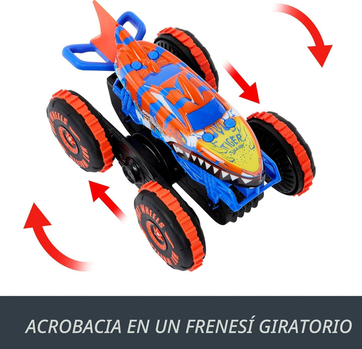 Hot Wheels Monster Trucks - Vehículo de juguete a control remoto, e...