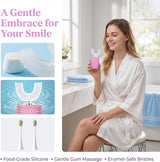 yeklike Sonic Electric - Cepillo de dientes en forma de U para adul...
