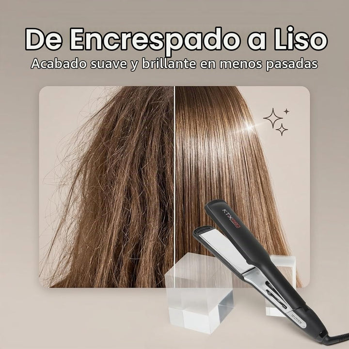 IZUTECH Plancha plana de titanio KTX450 de 1.75 pulgadas, plancha d...