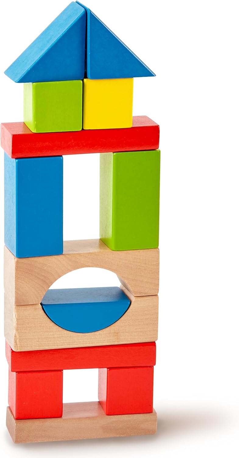 Hape Bloques de armar en madera de arce para niños en