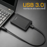 UnionSine Disco duro externo portátil de 2,5" 500 GB, negro | A...