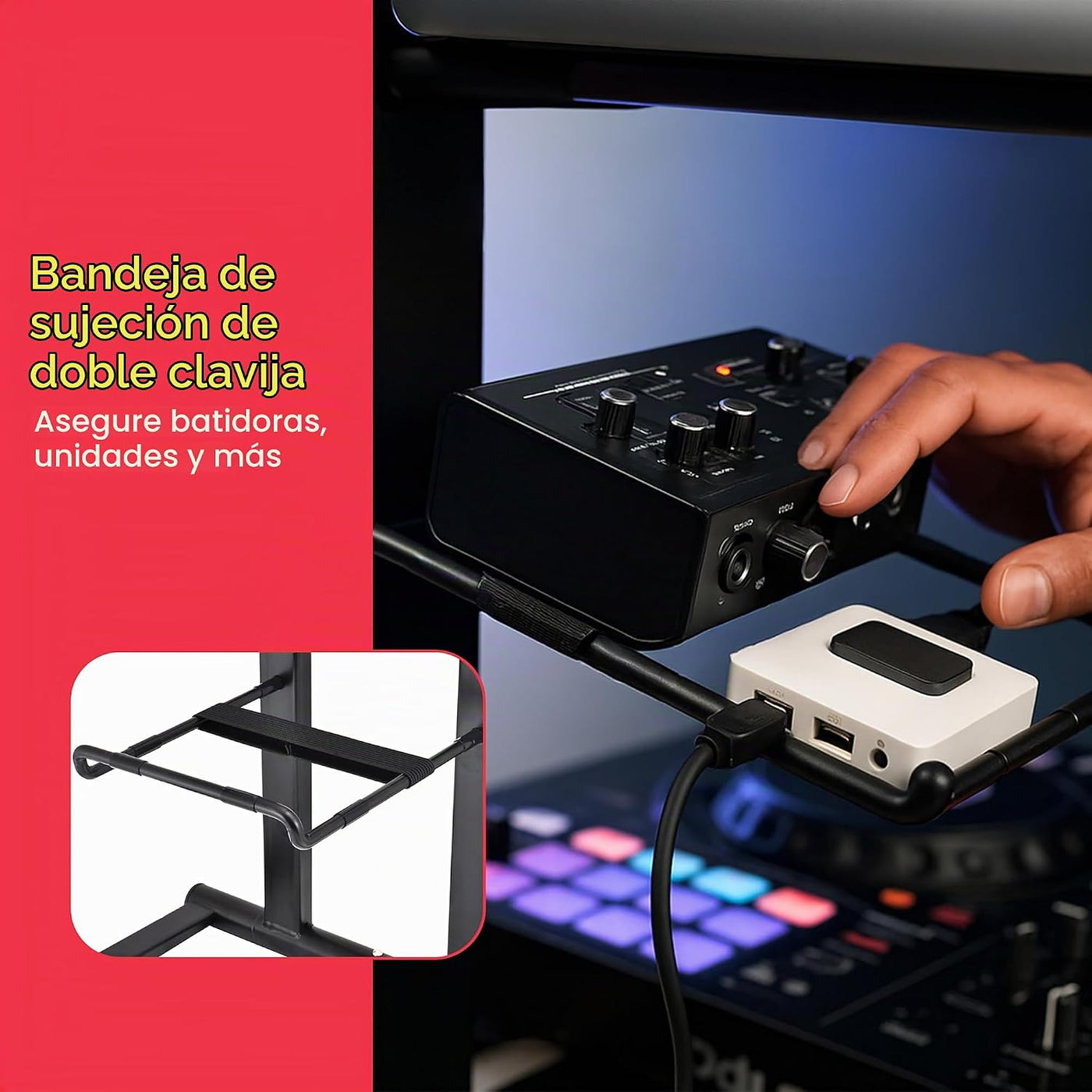 Soporte de mesa Pyle plpts47 para todo tipo de dispositivos. Estaci...