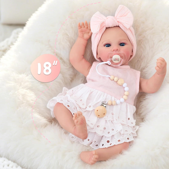 FOCKOF Muñecas realistas de bebé Reborn de 18 pulgadas, muñeca de b...