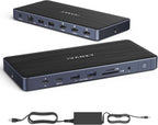 iVANKY - Estación de acoplamiento triple DisplayLink 14 en 1 para MacBook Pro/Mac Dock