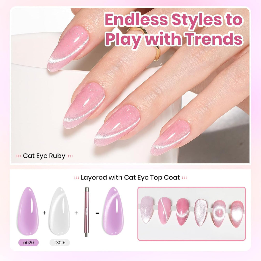 Beetles - Juego de esmaltes de uñas de gel de 20 colores, 80 piezas...