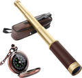 Laupha Telescopio pirata retro 25x30 Spyglass portátil
