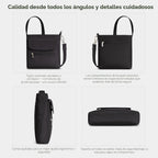 Travelon - Mini bolsa clásica de hombro antirrobo