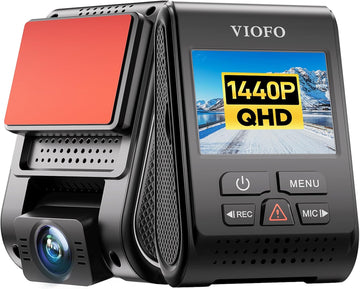 VIOFO A119 V3 2K Dash Cam 2560x1440P Quad HD+ Cámara de salpicadero para coche, visión nocturna ultra clara, gran angular de 140 grados, GPS incluido, modo de estacionamiento almacenado, HDR, detección de movimiento, sensor G, lapso de tiempo