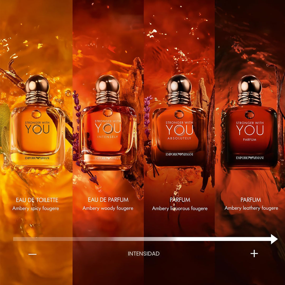 Armani Beauty - Más fuerte contigo intensamente - Colonia para homb...