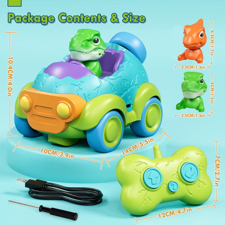 Lehoo Castle Auto a control remoto para niños pequeños, autos RC re...