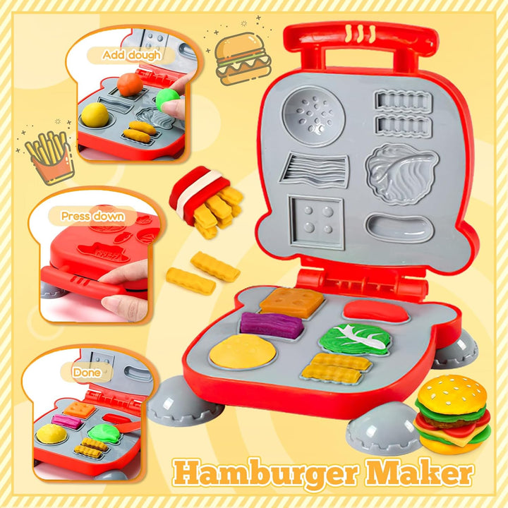 Aprilwolf Juego de 59 piezas de masa 3 en 1 para niños de 3 a 4 a 8...
