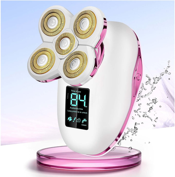 Maquinillas de afeitar eléctricas para mujer, resistente al agua y...