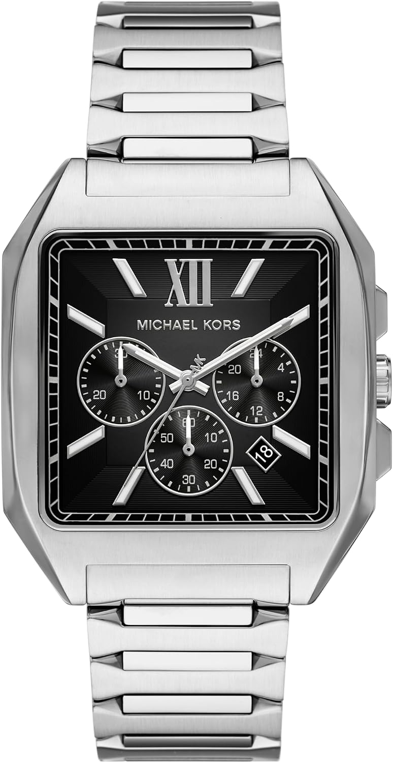 Reloj para hombre Michael Kors Hayes Cronógrafo de acero inoxidable (Modelo: MK9283)