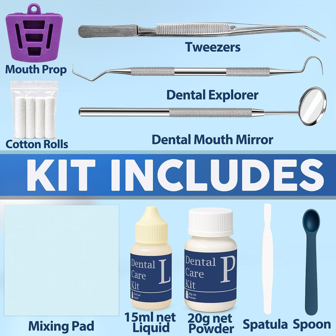 Kit de reparación dental dental con óxido de zinc Eugenol cemento d...