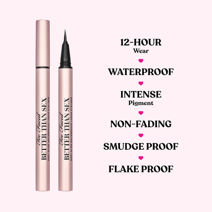 Too Faced Better Than Sex Easy Glide Delineador Líquido | Delineado...